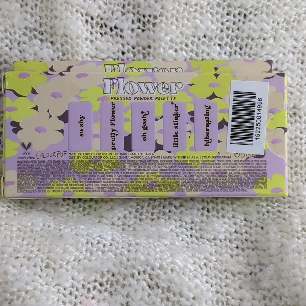 Colourpop Disney Bambi Pressed Powder Palette in Flower, 5.5g/0.19oz